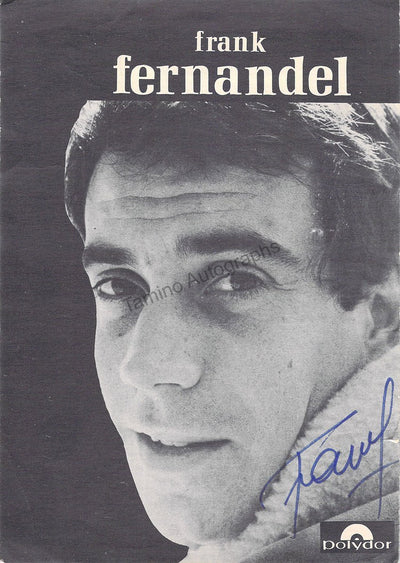 Fernandel, Frank - Signed Photograph