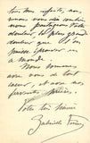 Ferrari, Gabrielle - Autograph Letter Signed