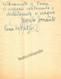 Ferrauto, Augusto - Autograph Letter Signed
