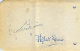Ferrier, Kathleen - Spurr, Phyliss - Double Signed Album Page + Unsigned Photo of Ferrier