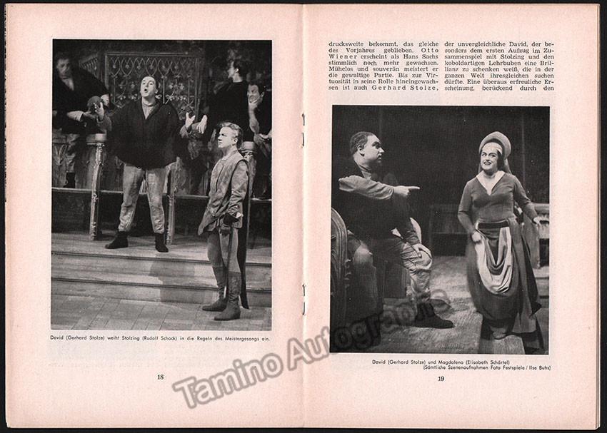 Festspiel Nachrichten des Bayreuther Tagblatt - 3 Magazines 1959 - Tamino