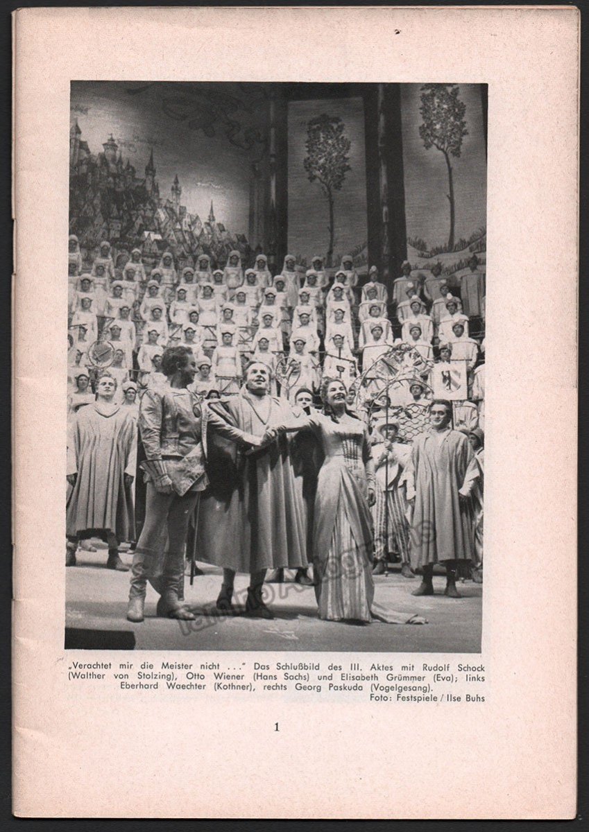 Festspiel Nachrichten des Bayreuther Tagblatt - 3 Magazines 1959 - Tamino