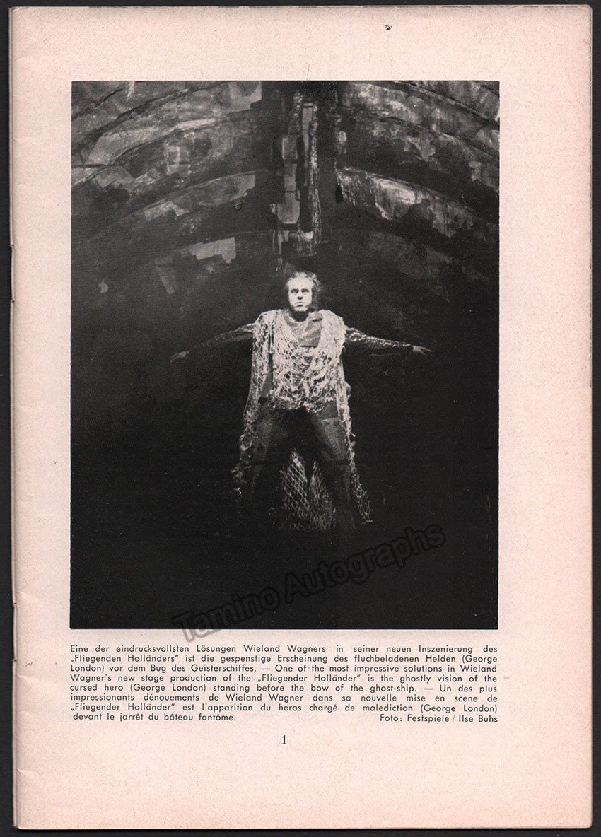 Festspiel Nachrichten des Bayreuther Tagblatt - 3 Magazines 1959 - Tamino