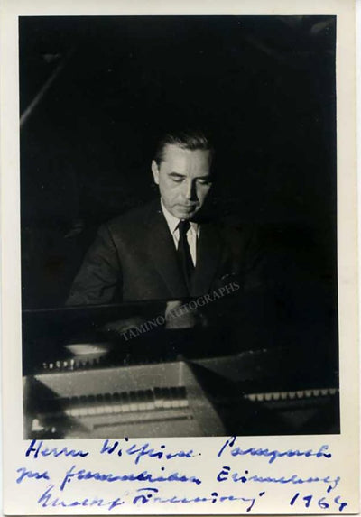 Firkusny, Rudolf - Signed Photo 1964