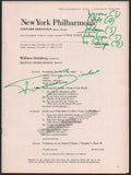 Fischer-Dieskau, Dietrich - Set of 3 Signed Concert Programs 1964-1967