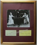 Flagstad, Kirsten - Melchior, Lauritz - Signatures and photo framed