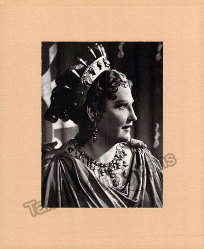 Flagstad, Kirsten - Signed Photo in Alceste