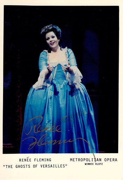 Fleming, Renee - Signed Photo in Ghosts of Versailles, World Premiere 1991