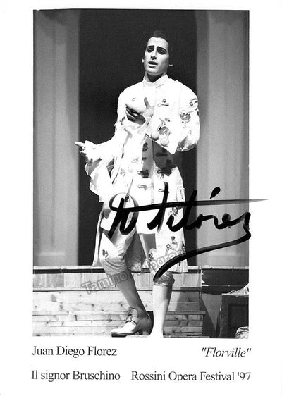 FLOREZ, Juan Diego (Various Autographs)