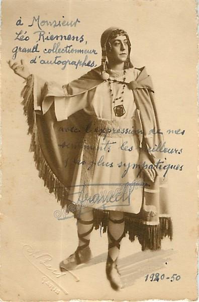 Francell, Fernand - Signed Photo in Role