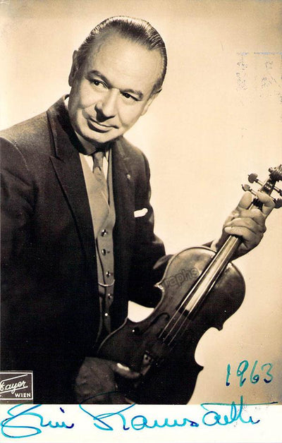Francescatti, Zino - Signed Photograph 1963