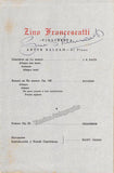 Francescatti, Zino - Signed Program Havana 1950