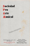 Francescatti, Zino - Signed Program Havana 1950