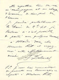 Francois Delmas, Jean - Autograph Letter Signed