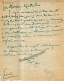 Franz, Paul - 2 Autograph Letters Signed