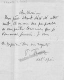 Franz, Paul - 2 Autograph Letters Signed