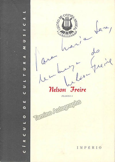 Freire, Nelson - Signed Program Lisbon 1974