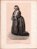 French Female Actresses and Singers - Set of 29 Original Lithographs ca. 1841-1842