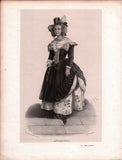French Female Actresses and Singers - Set of 29 Original Lithographs ca. 1841-1842