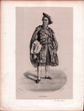 French Male Actors and Singers - Set of 44 Original Lithographs ca. 1841-1842