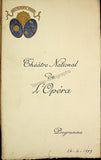 French Opera & Ballet Program Lot 1906-1947