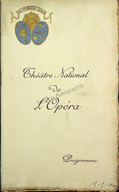 French Opera & Ballet Program Lot 1906-1947