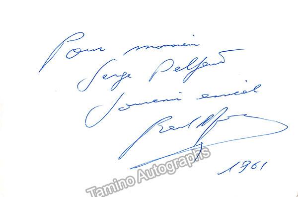 French Singers - Autograph Lot of 9 - Tamino