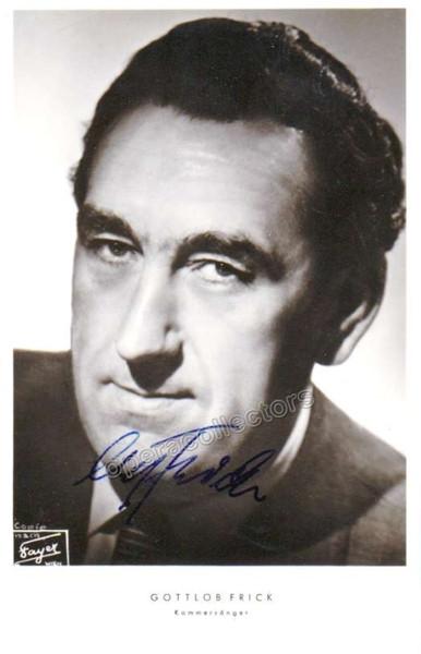 Frick, Gottlob - Signed Photo
