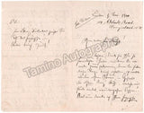 Friedrichs, Fritz - Autograph Letter Signed 1900