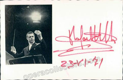 Fruhbeck de Burgos, Rafael - Signed Card