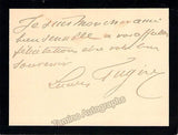 Fugere, Lucien - Set of 1 Autograph Letter Signed + 1 Signed Card