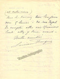 Fugere, Lucien - Set of 1 Autograph Letter Signed + 1 Signed Card