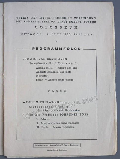 FURTWANGLER, Wilhelm