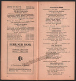 Furtwangler, Wilhelm and others - Berliner Festwochen Program 1951
