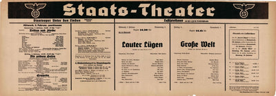 Furtwangler, Wilhelm - Berlin Staats-Oper Playbill Lot 1935-1941