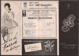 Furtwangler, Wilhelm - Concert Program Teatro Colon, Argentina, 1950