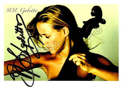Gabetta, Sol - Signed Promo Photo