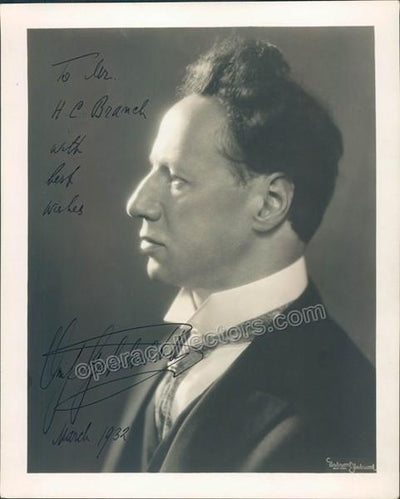 Gabrilowitsch, Ossip - Signed Photo