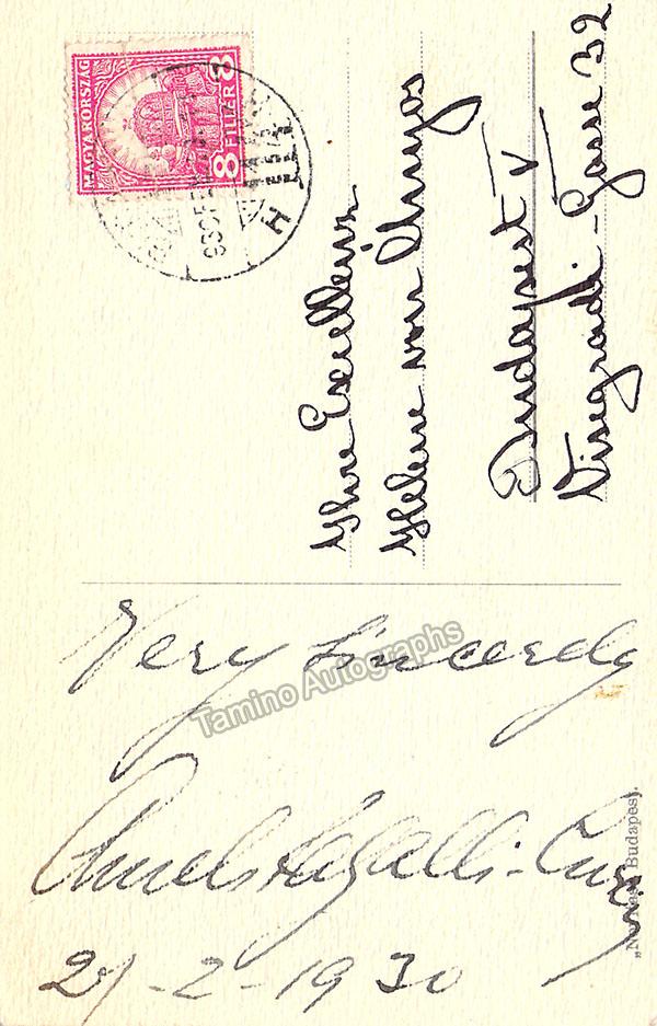 Galli-Curci, Amelita - 2 Signed Postcards - Tamino