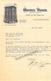 Gallo, Fortune - Typed Letters & Brochure Signed