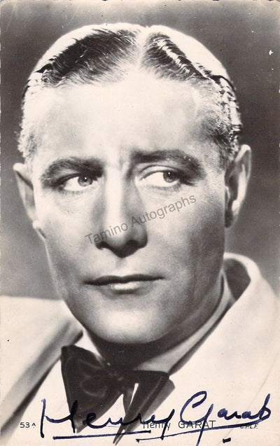Garat, Henry - Signed Photograph
