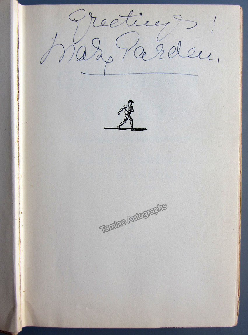 Garden, Mary - Signed Book "Mary Garden´s Story" and Signed Photo 1951 - Tamino