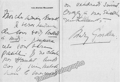 Garden, Mary - Various Manuscripts