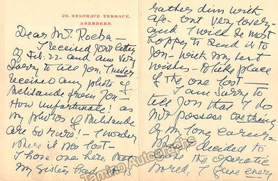 Garden, Mary - Various Manuscripts