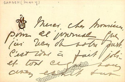 Autograph Note Signed