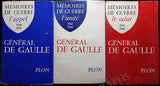 Gaulle, Charles de - Signed Book "Memoires de Guerre"