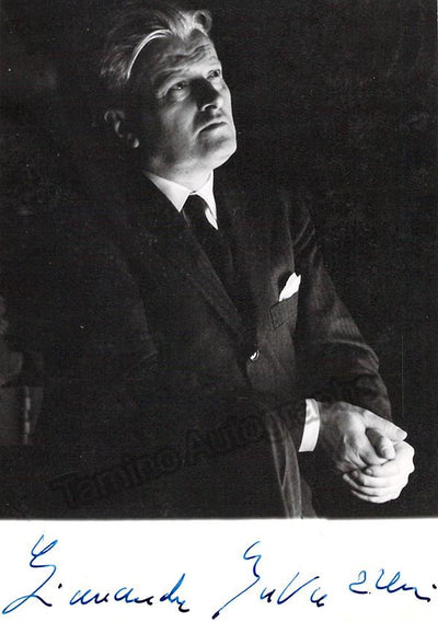 Gavazzeni, Gianandrea - Signed Photo