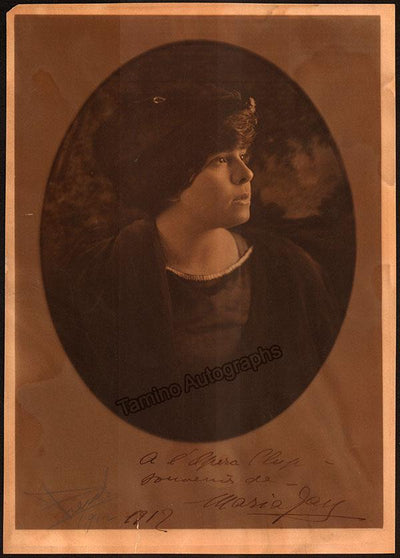Gay, Maria - Large Photograph Signed 1912