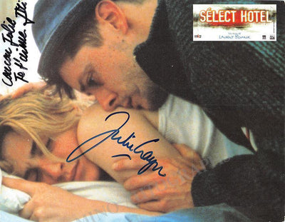 Gayet, Julie - Fete, Jean-Michele - Double Signed Photograph in "Select Hotel"