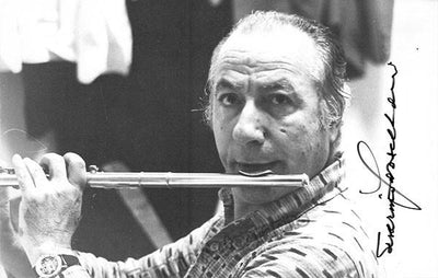 Gazzelloni, Severino - Signed Photo in Performance